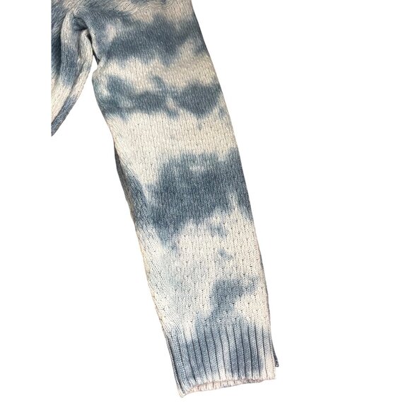 Knox Rose Womens Tie-Dye V-Neck Knit Pullover Sweater XL Blue - Picture 13 of 13